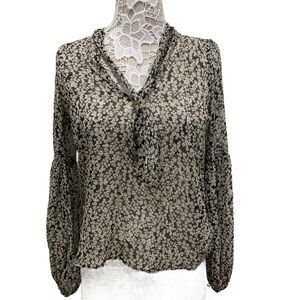 Zara Sheer Blouse sz S